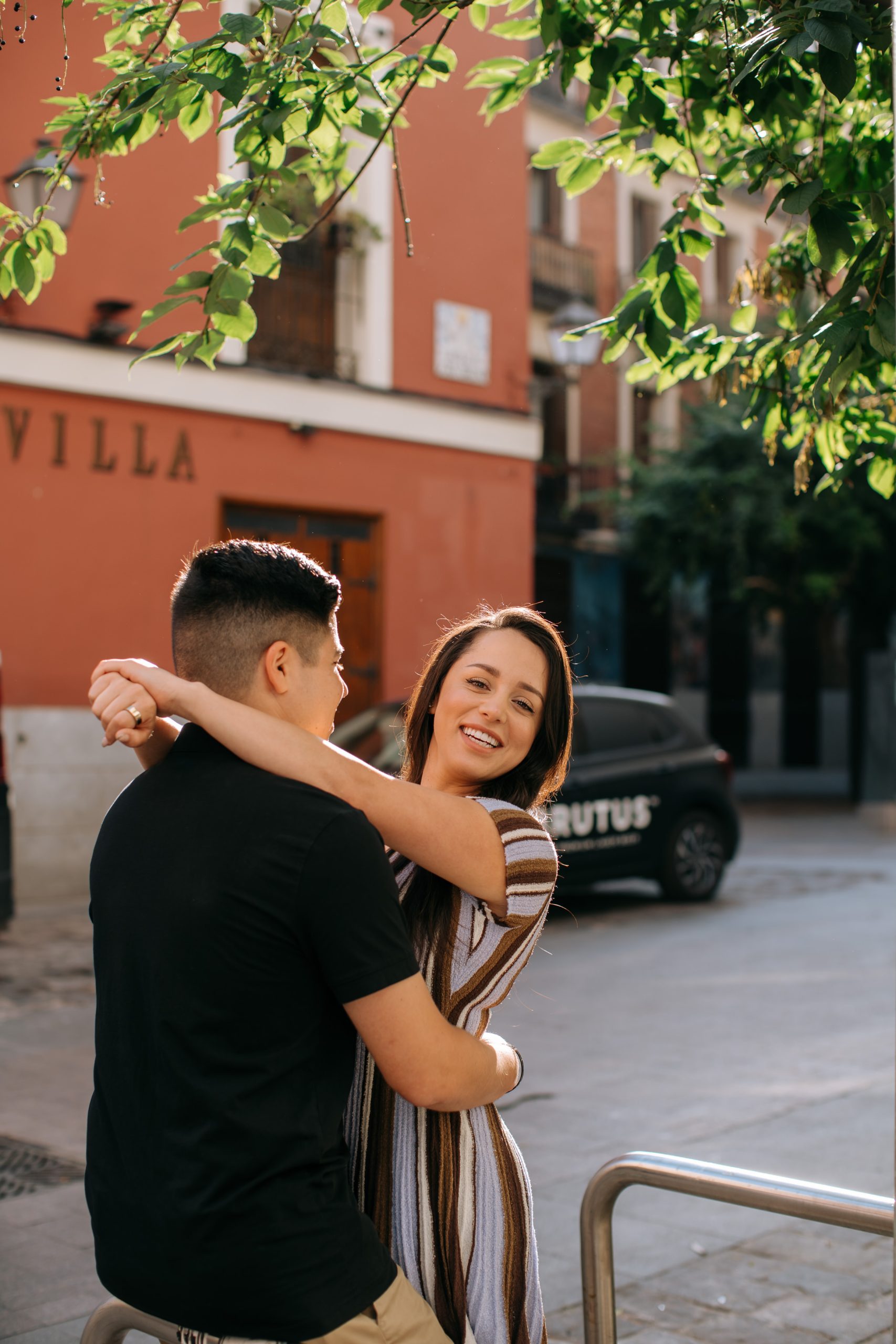 Early Morning Couple Photo Session in La Latina, Madrid